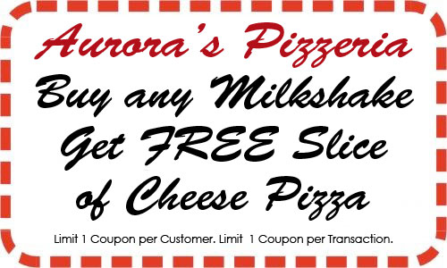 Auroras Pizza coupon